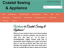 Tablet Screenshot of coastalsewing.net
